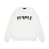 Purple Brand Sweatshirt Loose Crew Neck Sweater
