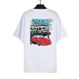Gallery Dept T Shitrs Summer Vintage Pattern Short Sleeve Te