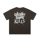 Gallery Dept T Shitrs Men's Vintage Summer Vintage Print Short Sleeves