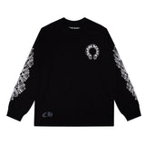 Chh Chrome Heart Long Sleeve Shirt Unisex Fashion Loose Long Sleeve Shirt