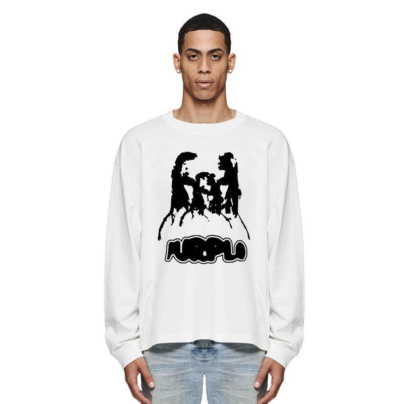 Purple Brand Long Sleeve T-Shirt Fashion Loose Long Sleeve Top