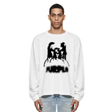 Purple Brand Long Sleeve T-Shirt Fashion Loose Long Sleeve Top