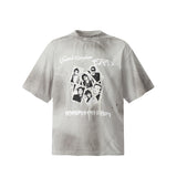 ERD T Shirts Washed Make Old Ripped T-shirt