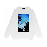 Purple Brand Long Sleeve T-Shirt Fashion Loose Long Sleeve Top