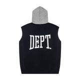 Gallery Dept Hoodie Letter Sleeveless Hooded Sweater