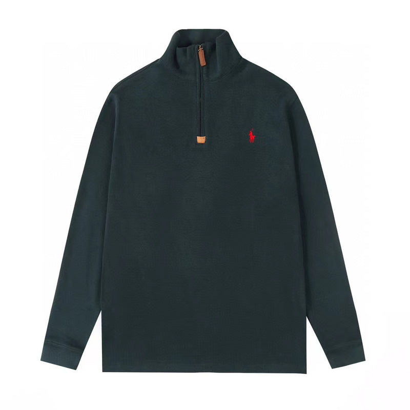 Ralph Lauren Coat vintage embroidered sweater loose versatile polo