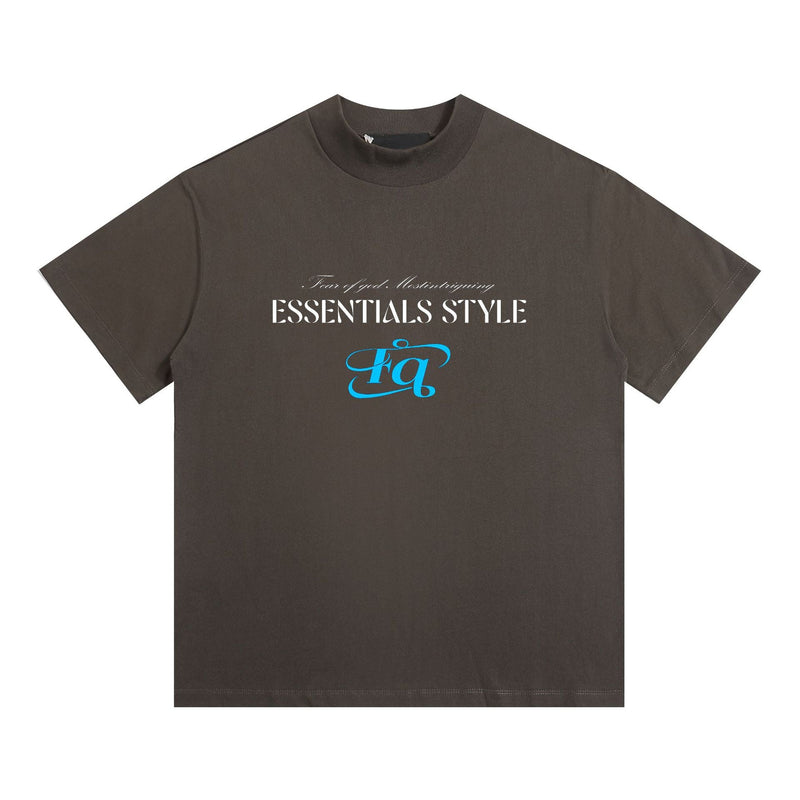 Fog Essentials T Shirts Spring/Summer FOG Letter Pattern Crew Neck Short Sleeves