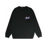 Purple Brand Long Sleeve T-Shirt Fashion Loose Long Sleeve Top