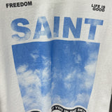 Men Vintage T-Shirts SAINT MICHAEL"GOD IS LOOKING AT YOU IN THE SKY "