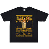 Rock Star T Shirt Muses Band Printed T-shirt Washed Distressed Loose Men and Women