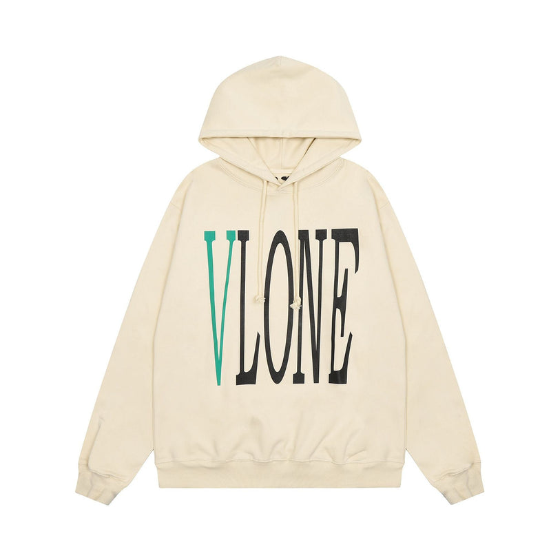 Vlone Hoodie autumn and winter scenery big V letter