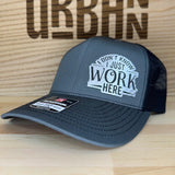 Trendy flat brimmed hat adjustable sunshade