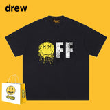 Drew T Shirts Short-Sleeved T-shirt Smiley Face
