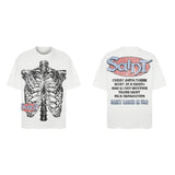 Men Vintage T-Shirts Saint Michael Tee