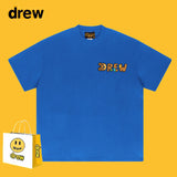 Drew T Shirts Short Sleeve Letter Cotton T-shirt Loose