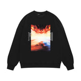 Purple Brand Sweatshirt Loose Crew Neck Sweater