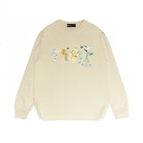 Purple Brand Long Sleeve T-Shirt Fashion Loose Long Sleeve Top