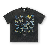Vintage T-shirts Printed Short Sleeve T-Shirts Washed and Old Fall