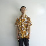 GUILTYPARTIES TIGER Shirts Tiger print casual short-sleeved shirt