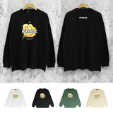 Purple Brand Long Sleeve T-Shirt Fashion Loose Long Sleeve Top