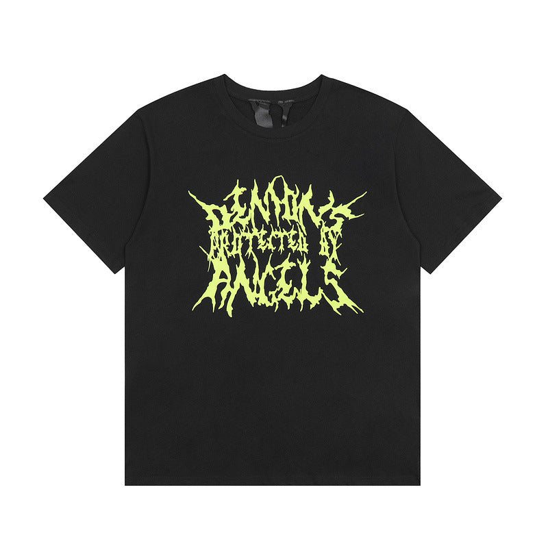 Vlone T Shirts Summer Fashion Brand Men's Short-Sleeved T-shirt Teenagers