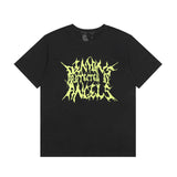 Vlone T Shirts Summer Fashion Brand Men's Short-Sleeved T-shirt Teenagers