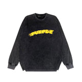 Purple Brand Distressed Long Sleeve Shirt Fashion Distressed Loose Long-sleeved Top