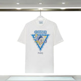 Casablanca T Shirts Fashion Casual Crew Neck Tee