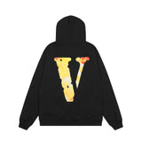 Vlone Hoodie renders large V letter sleeve