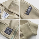 Men Cardigan Hoodie Spring Sweater Loose Top Men's Casual Jacket
