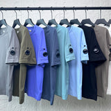 Cp Company T Shirts Summer Casual Loose Crew Neck Pullover