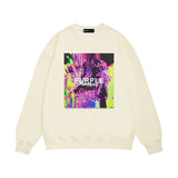 Purple Brand Sweatshirt Loose Crew Neck Sweater