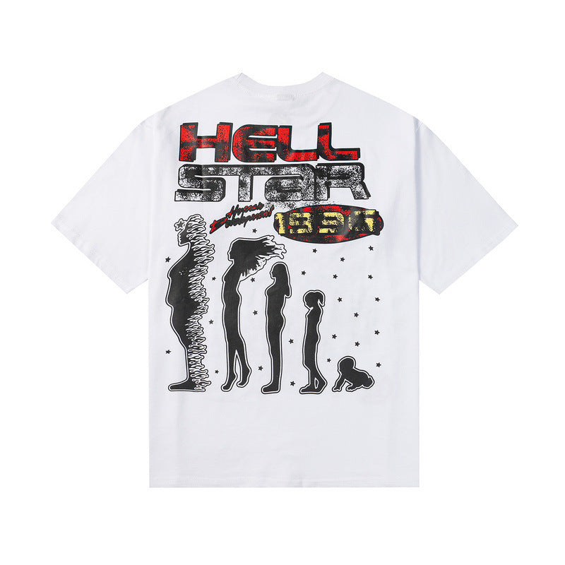 HS T-Shirt Men's and Women's Street Fashion Summer
