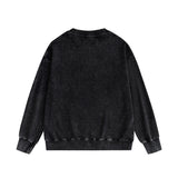 Purple Brand Distressed Sweatshirt Retro Vintage Crew Neck Sweater