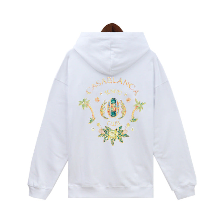 Casablanca Hoodie Summer Loose Cotton Sweater