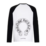 Chh Chrome Heart Long Sleeve Shirt Unisex Fashion Loose Long Sleeve Shirt