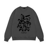 Purple Brand Sweatshirt Loose Crew Neck Sweater