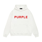 Purple Brand Hoodie Fashion Loose Hooded Sweater