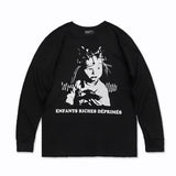 ERD Sweatshirt Farewell to the Ground Printed Punk Rock round Neck Long Sleeve T-shirt