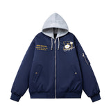 Men Vintage Jackets Baseball Jacket Embroidered Couple Trend Jacket