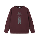 Cp Company Sweatshirts Autumn and Winter Solid Color Sweatshirts Men and Women