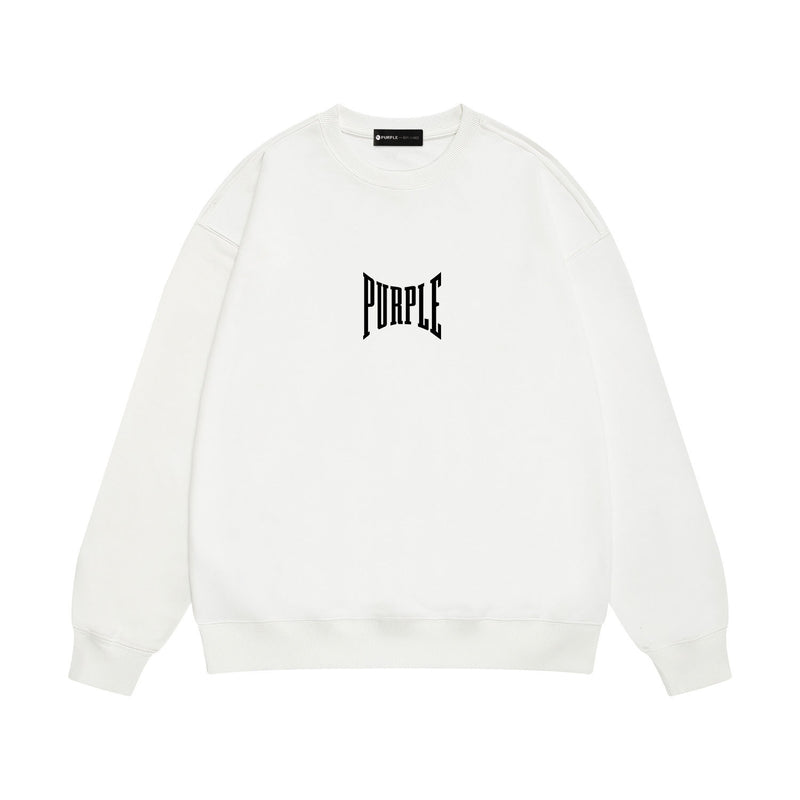Purple Brand Sweatshirt Loose Crew Neck Sweater