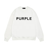 Purple Brand Sweatshirt Loose Crew Neck Sweater