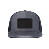Trendy flat brimmed hat breathable sunshade