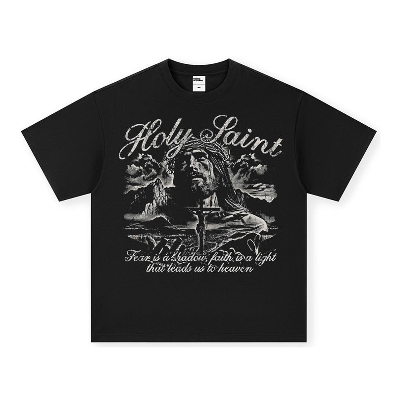 Vintage T-shirts High Street Short Sleeve T-Shirt Cotton Washed Old Long Sleeve