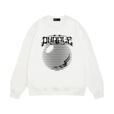 Purple Brand Sweatshirt Loose Crew Neck Sweater