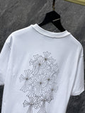 Chh Chrome Hearts T Shirts Liuding Alphabet Casual Short Sleeve T-Shirt