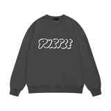 Purple Brand Sweatshirt Loose Crew Neck Sweater