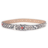 Hip-hop punk rhinestone belt kids gem decoration