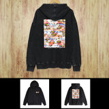 Purple Brand Distressed Hoodie Fashion Old Loose Hooded Sweater